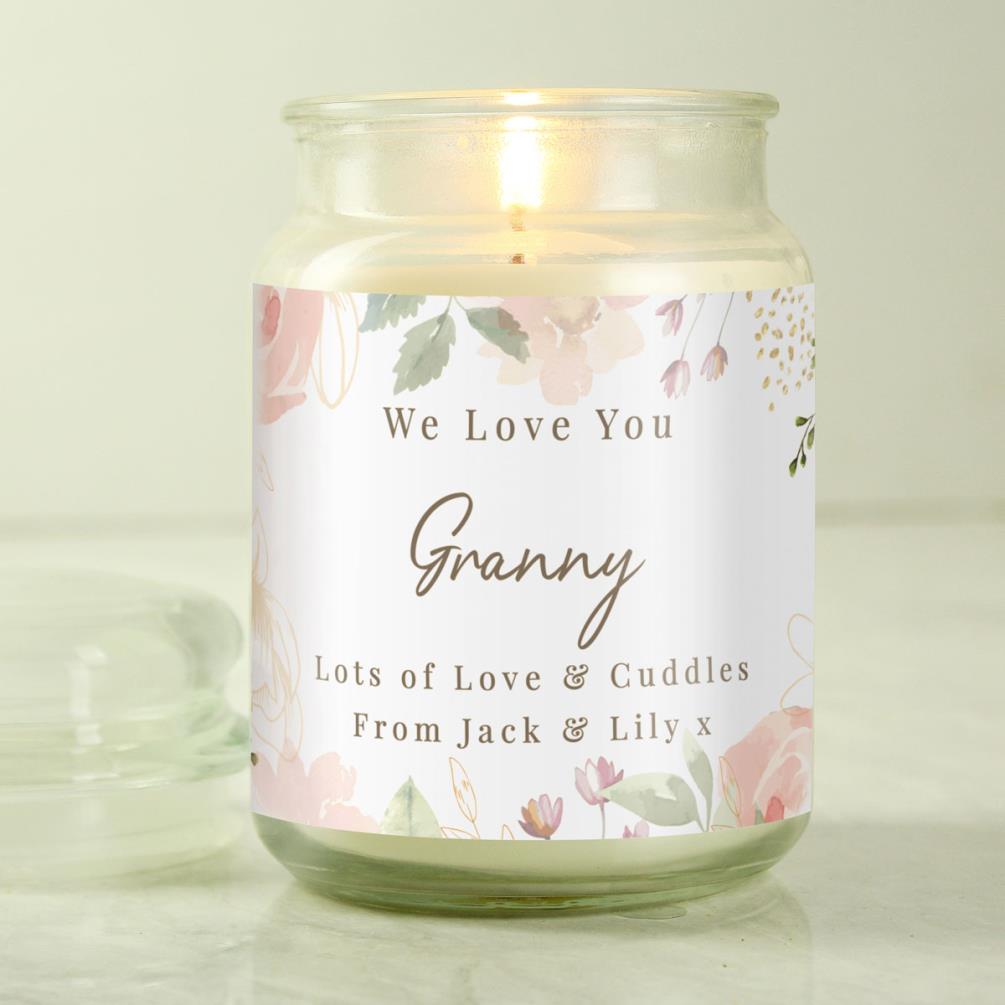 Personalised Wedding Large Scented Jar Candle Extra Image 3